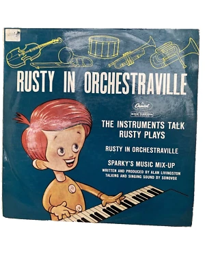 Rusty In Orchestraville 1950s RARE Vintage Collectable Vinyl LP Childrens Record - Image 1 of 4