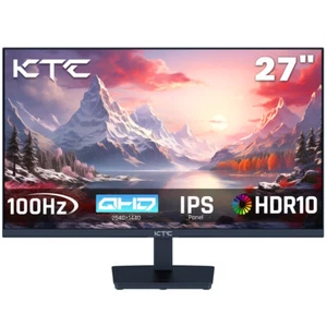 KTC 27-Zoll Gaming Monitor2560 x 1440 QHD IPS-Bildschirm 100Hz/1ms Adaptive-Sync - Bild 1 von 19