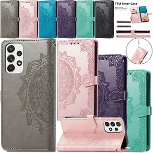 Funda abatible billetera de cuero para teléfono para Samsung Galaxy A04S A13 A53 A14 A34 A54 - Imagen 1 de 66