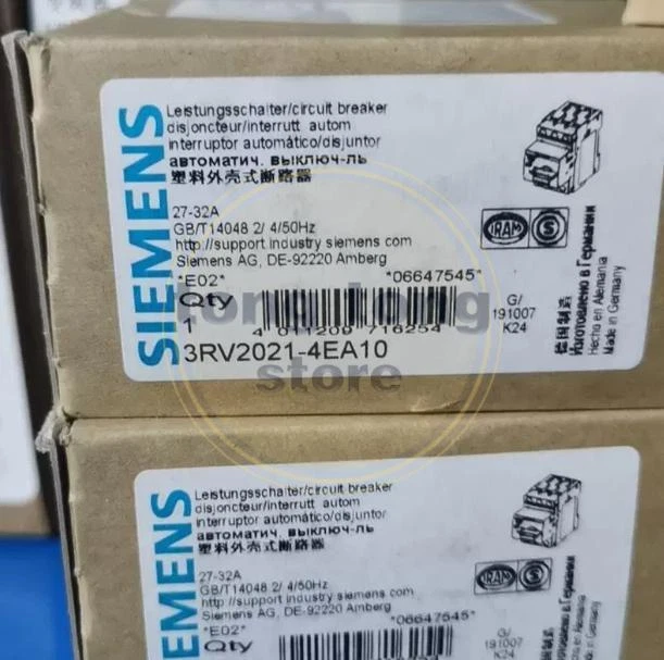 1PCS New SIEMENS Circuit Breaker 3RV2021-4EA10 In Box  Fast Shipping - Image 1 of 1