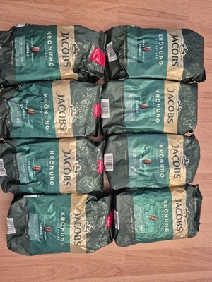 8x 500 g Kaffeebohnen Jacobs Krönung ganze Bohnen MHD 05/2026, originalverpackt - Bild 1 von 2