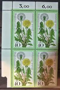 BRD / MI.NR. 950 / POSTFRISCH / 4ER BLOCK MIT ECKRAND MIT PREISANGABE - Bild 1 von 1