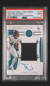 2022 National Treasures Travon Walker RC Rookie Patch Auto RPA /99 Jaguars PSA 9 - Picture 1 of 2