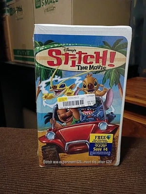 Vintage Vhs Stitch! The Movie Walt Disney Home Entertainment 1st Print RARE  - Image 1 of 4