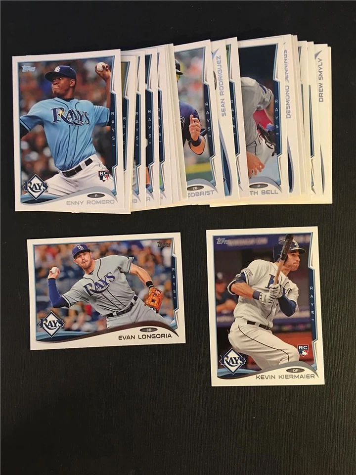 2014 Topps Tampa Bay Rays Team Set Serie 1 2 Actualización 29 Cartas Foto 1 de 1