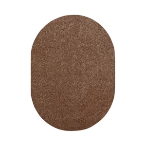 Bright House Solid Color Area Rugs Brown - 2' x 8' Oval Indoor Stain & Fade R... - Picture 1 of 9