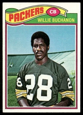 1977 Topps Willie Buchanon Green Bay Packers #402 *B* - Image 1 of 2