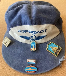 DE COLECCIÓN~UNIÓN SOVIÉTICA~URSS~TAPA AEROFLOT~ALFILERES~LENINGRAD~TBILISI SIONI~KAATKA~SATA - Imagen 1 de 10