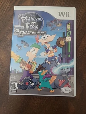 Phineas and Ferb: Across the 2nd Dimension (Nintendo Wii 2011) con manual  Foto 1 de 4