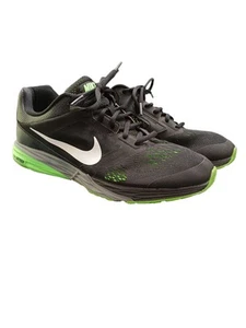 Nike Tri Fusion Run Athletic LaceUp Shoe Mens Size 8 749176-001 Black Gray Green - Picture 1 of 10