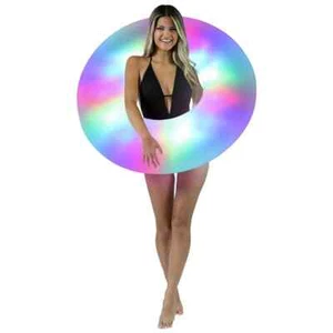Pool Candy Illuminated Large Color Changing LED Pool Float Tube 3 Light Modes - Picture 1 of 4