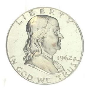 Franklin Half Proof 1962 - Bild 1 von 4