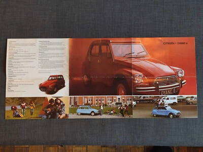 Folleto PUBLICITARIO CITROEN DYANE 6 (1977) - Imagen 1 de 4