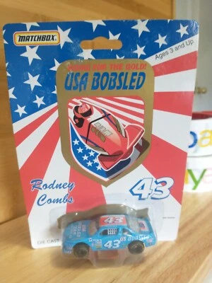Matchbox 1/64 NASCAR diecast #43 EE. UU. Bobsled Team Rodney Combs R. Petty 1995 Foto 1 de 4