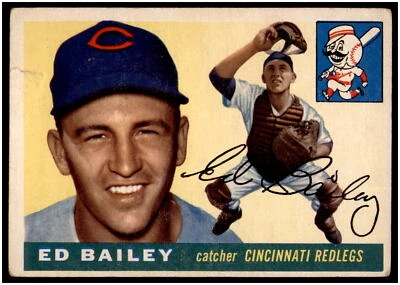 1955 Topps #69 Ed Bailey gd/pr - Image 1 of 2