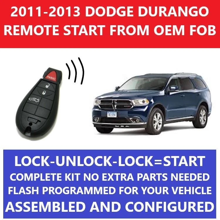 Arranque remoto Plug & Play para Dodge Durango 2011-2013 Foto 1 de 1