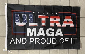 Donald Trump Flag FREE SHIP ULTRA MAGA Vote Republican Save America Sign 3x5' - Picture 1 of 1