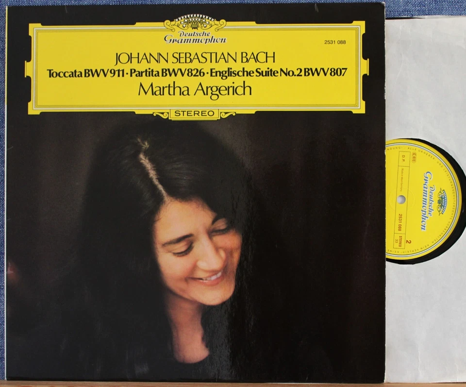 Argerich. Bach (Toccata; Partita 2; English suite 2). DGG 2531 088. NM - Image 1 of 1