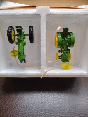 John Deere Model A & Model D Tractors Danbury Mint Ornaments - Image 1 of 4