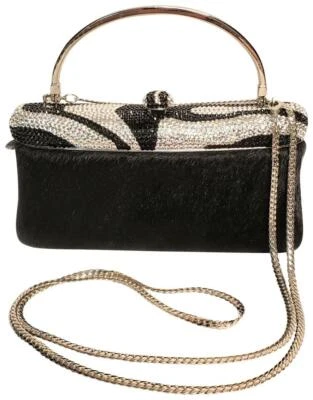 ISABELLA ADAMS New York Evening Bag ZEBRA CRYSTAL NEW w/ TAG was $169 - Image 1 of 4