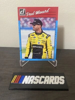 Paul Menard 2023 Donruss Racing Carolina Blue Retro #198 - Image 1 of 2