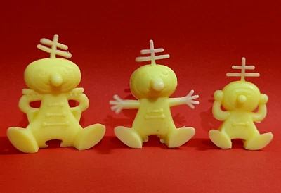 Vtg 60s NABISCO Full Set SPOON MUNCHY CRUNCHY Cereal Premium Alien Rare! PK-99 - Image 1 of 4