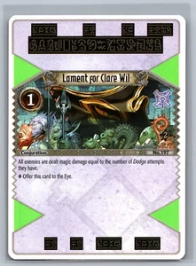 The Eye of Judgment Lament For Clare Wil #197 Sony PS3 Biolith Rebellion Set 2 - Picture 1 of 2