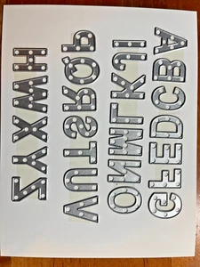 Stampin' Up! LITTLE LETTERS Thinlits Dies - 133730 Sizzix Big Shot Retired NEW - Picture 1 of 3