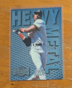 1996 Metal Universe Heavy Metal #2 Barry Bonds Giants - Bild 1 von 1