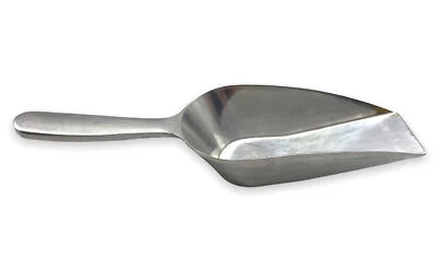 "Cuchara de caramelo de aluminio vintage de 7"" #125 para artículos secos de metal herramienta de cocina Taiwán" Foto 1 de 4