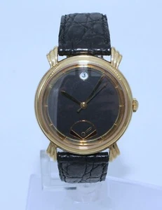Vincent Calabrese Power Reserve 34mm Auto Yellow Gold Ladies Watch Selling As-Is - Picture 1 of 6