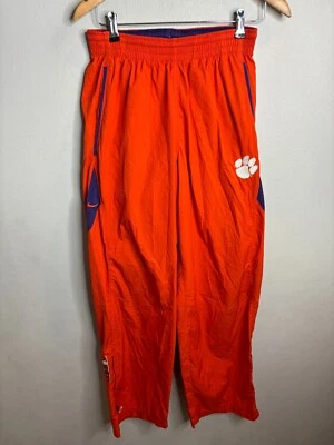 Nike Clemson Tigers Windbreaker Pants Clima Fit Mens Size Small Orange 3654 - Image 1 of 4