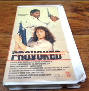 PROVOKED VHS (1989 RAEDON) TESTED HTF - Picture 1 of 5