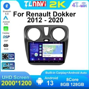 Android For Renault Lodgy Dacia Dokker GPS Car Radio Multimedia Video Player - Picture 1 of 32