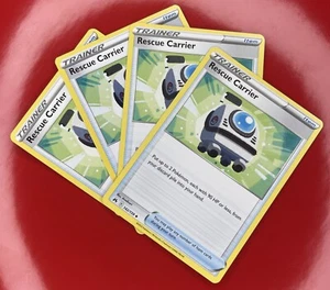 4X Pokémon TCG Rescue Carrier Crown Zenith 142/159 Regular Uncommon 2023 NM - Picture 1 of 1
