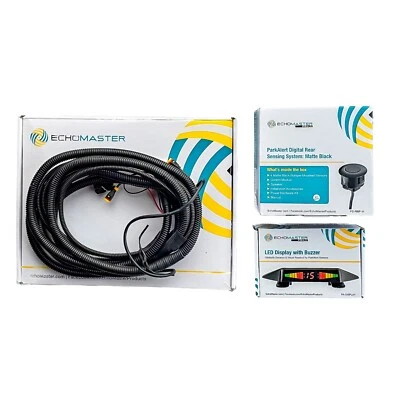 Echomaster PS-FDIS-W Park Alert System w/Front Sensors & LED Display w/Buzzer - Image 1 of 3