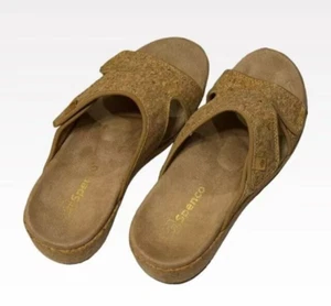 Sandalia de cuña ajustable para mujer Spenco Karla corcho 7B - Imagen 1 de 11