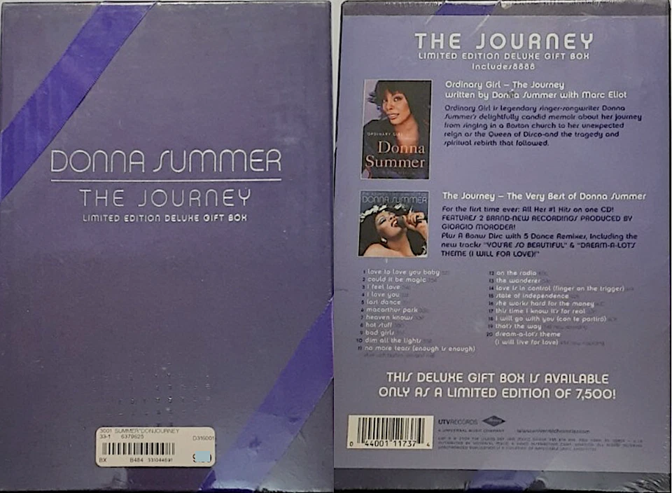 DONNA SUMMER rare CD BOX: The Journey/Very Best - 2004 Lt'd Ed. of 7,500 SEALED - Image 1 of 1