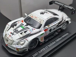 EBBRO 1:43 HOUZAN TOM'S TOYOTA LEXUS SC430 2007 SUPER GT SUZUKA 1000KM WINNER - Picture 1 of 8