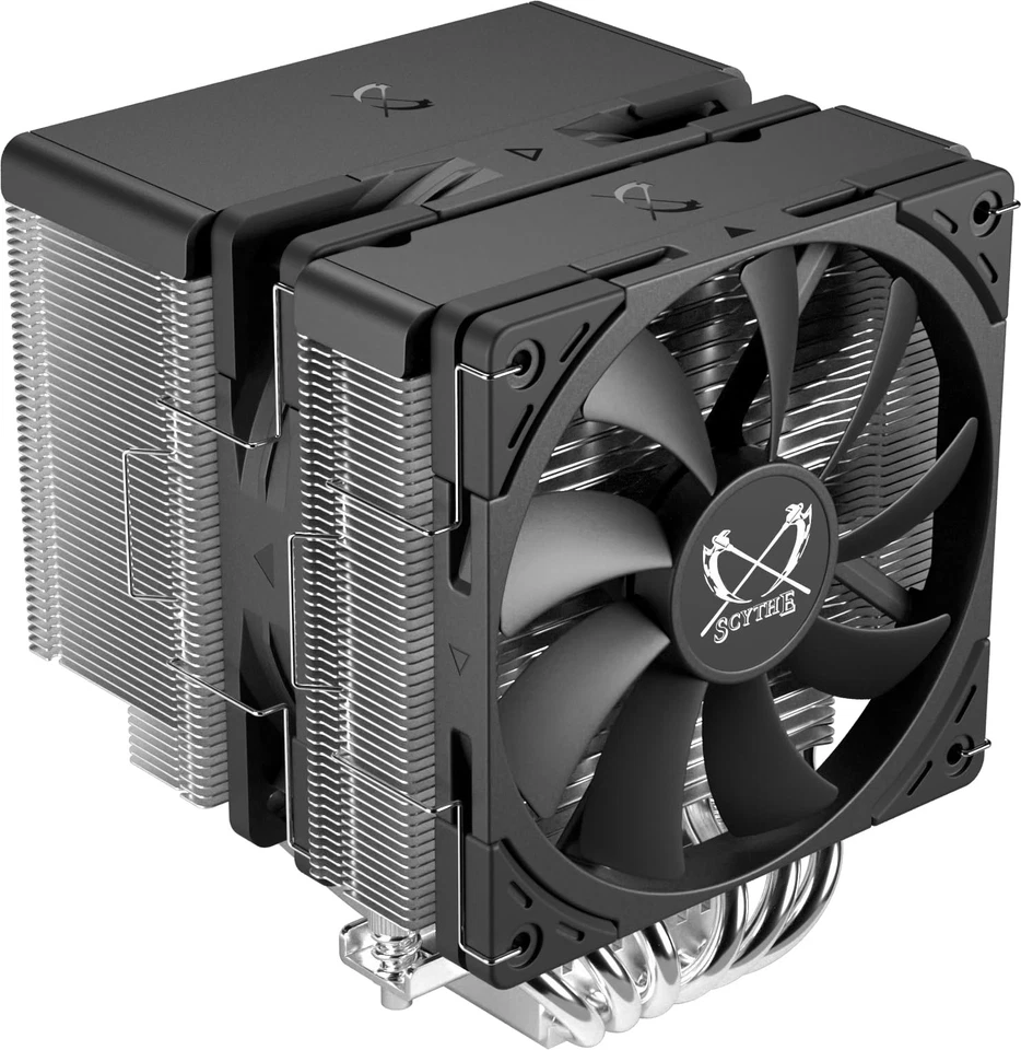 Scythe Fuma 3 CPU Air Cooler, Intel LGA1700, LGA1151, AMD AM5/Ryzen 120mm, Du... - Image 1 of 4