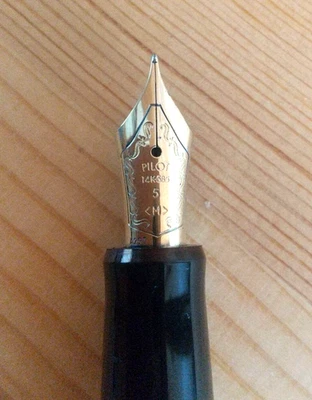 Pluma Estilográfica USADA PILOT CUSTOM 74 Oro 14K 585 NUEVA EN CAJA (M) Cuerpo Negro Buen Estado Foto 1 de 4