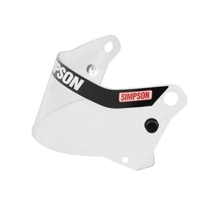 Simpson Helmet Shield - SD1 Helmet Replacement Shield Anti Scratch - Clear - Foto 1 di 4