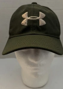 UNDER ARMOUR Heat Gear Youth Adjustable ARMY GREEN Hat Cap - Picture 1 of 5