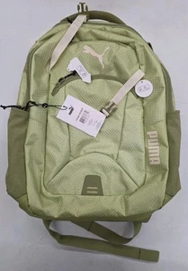 Mochila PUMA Challenger 2 Laptop Botella de Agua Almacenamiento Verde NUEVA - Imagen 1 de 6