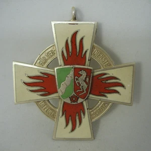 Altes Feuerwehr Abzeichen Orden Ehrenzeichen des Landes Nordrhein-Westfalen - Bild 1 von 6