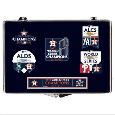 WinCraft Houston Astros 2022 World Series Champions Five-Piece Pin Set - Image 1 of 3