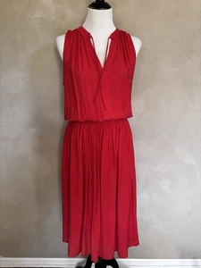 Brochu Walker rotes Francine Midikleid Größe L - Bild 1 von 7