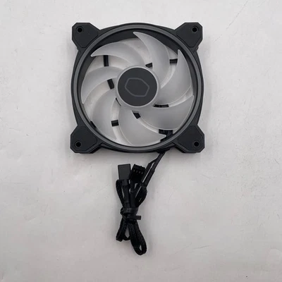 Cooler Master Fan 120mm 650-2050RPM DC 12V 0.54A ARGB DF1202512RFUN 202003420-GP - Image 1 of 3