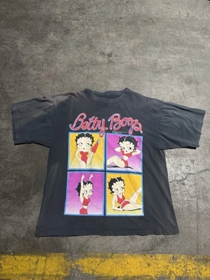 Vintage Betty Boop Tee Workout Graphic Size Big Print L/XL - Image 1 of 4