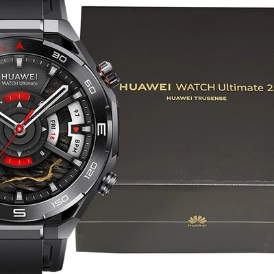HUAWEI WATCH Ultimate 2 (Black)  1.5" eSIM (4G) Bluetooth Smart Watch HarmonyOS - Image 1 of 4